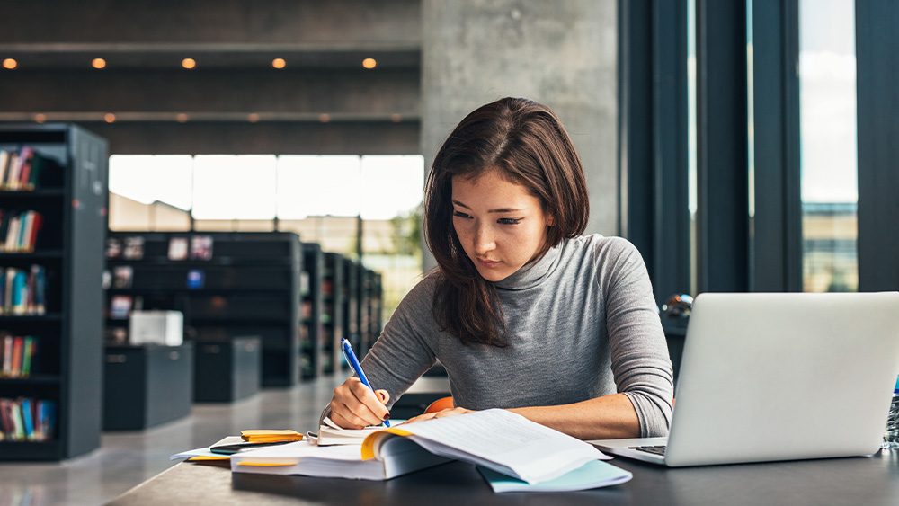 Student Taking Standardized Test